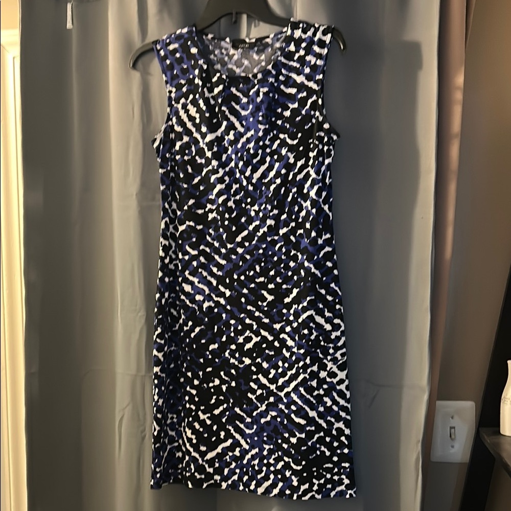 Apt. 9 Black and White Asymmetrical Sheath Dress
